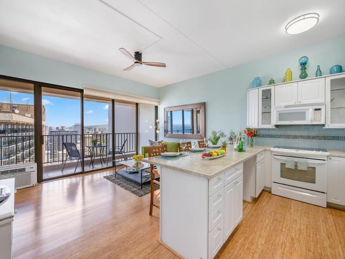 Penthouse With Fabulous Ocean View Near Waikiki Beach Honolulu Verenigde Staten